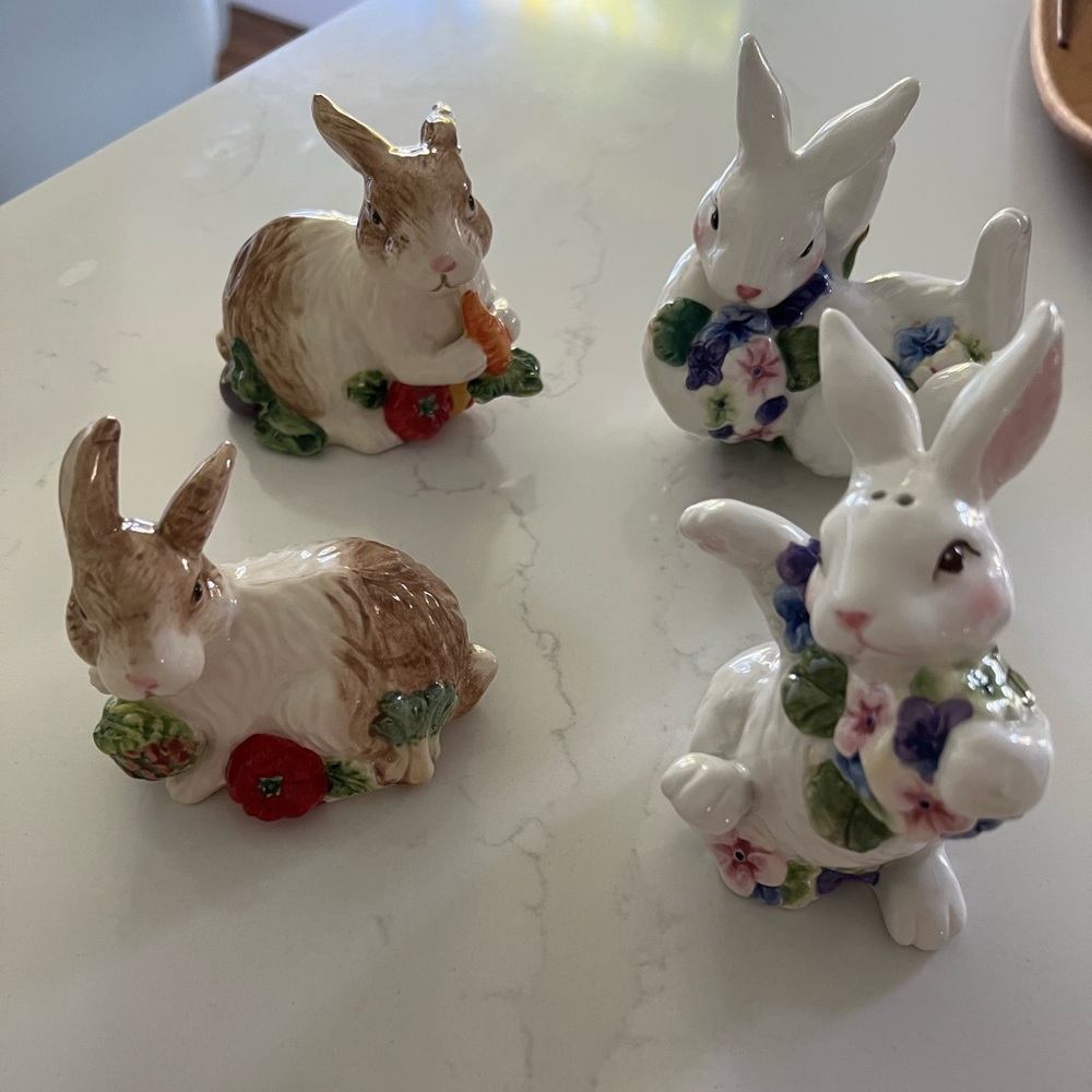 Ceramic rabbits